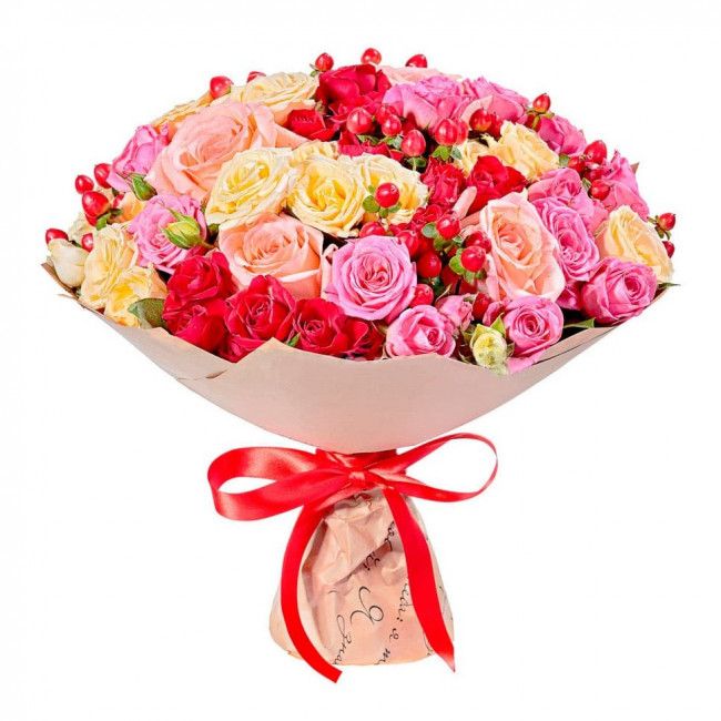 Букет цветов "Пылкая страсть" Букет цветов "Пылкая страсть"